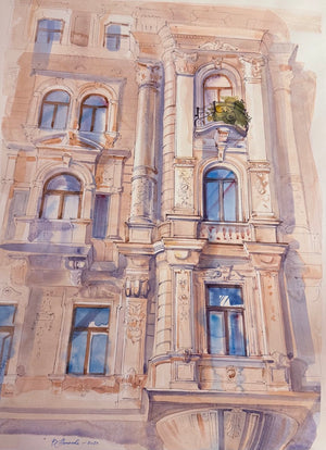 Transparenz in Pfirsichtönen